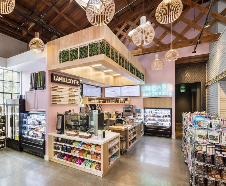 MBH Architects熱帶靈感原木風(fēng)格零售便利店店鋪店面空間設(shè)計(jì)