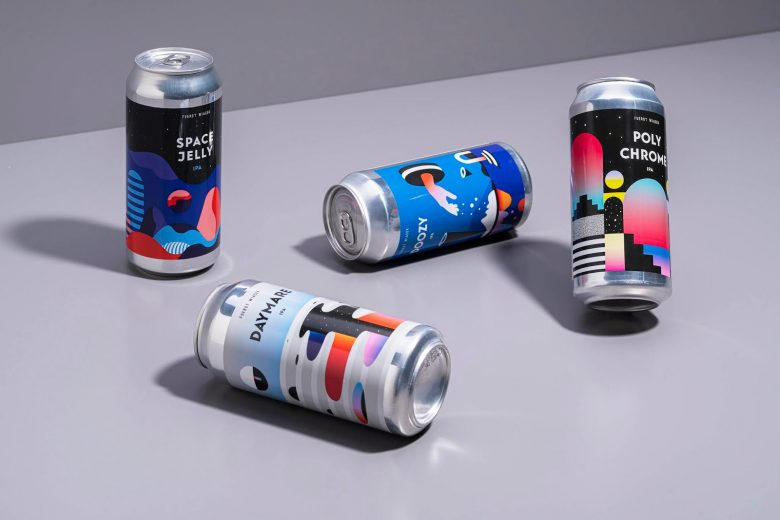 FUERST WIACEK啤酒包裝設(shè)計(jì)，每一個(gè)都是不同的插畫，不同的藝術(shù)品