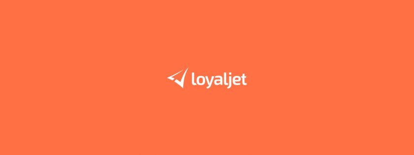 LoyalJet 航空服務公司企業飛機logo設計