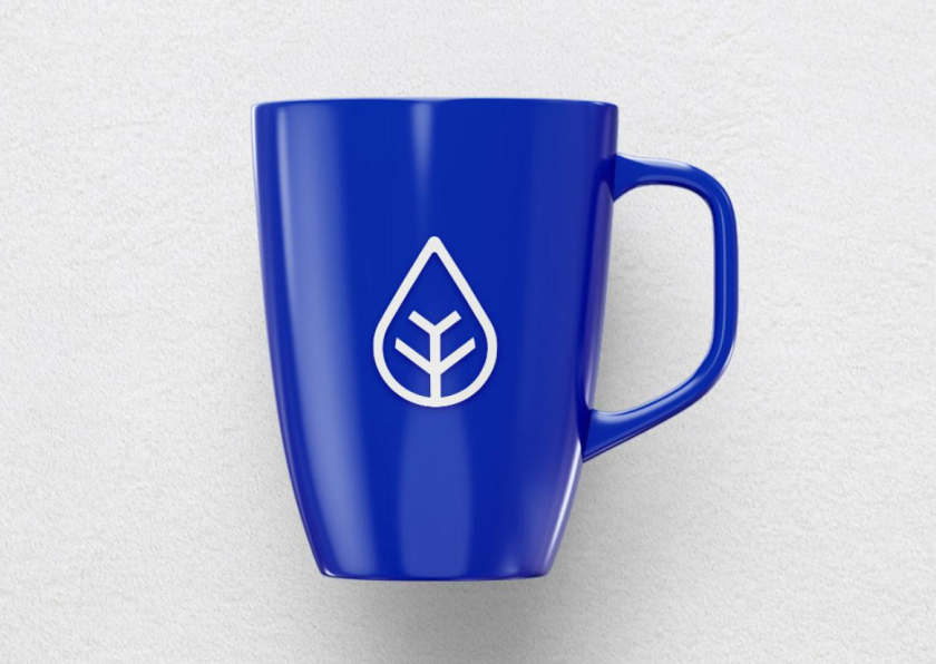 Puramed食品營養補充劑制造企業公司logo設計vi設計，相互嵌套六邊形輔助圖形設計