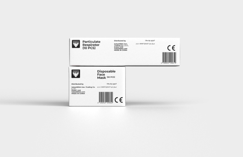 3-PLY KN95 口罩包裝設計