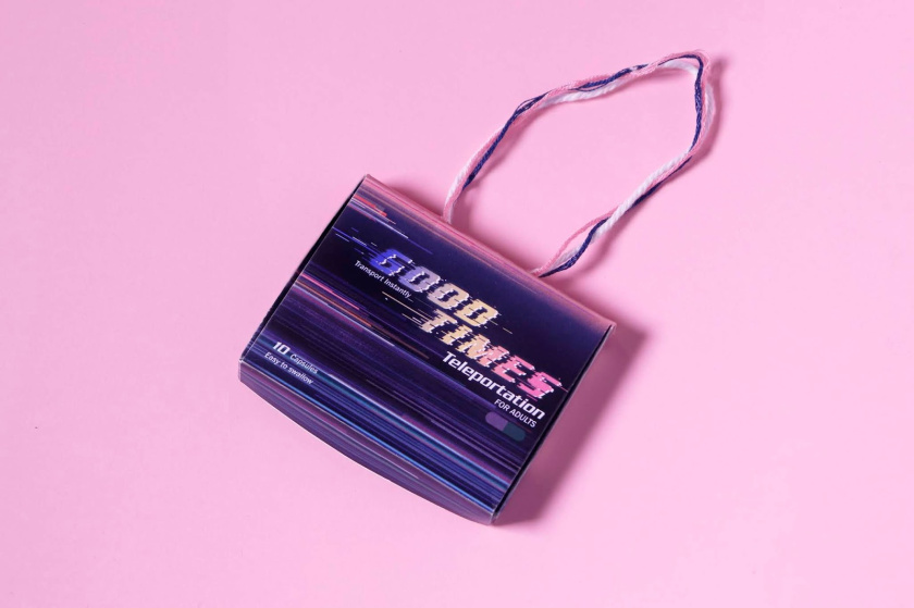 概念包裝：好時光隱形傳送藥品包裝設計