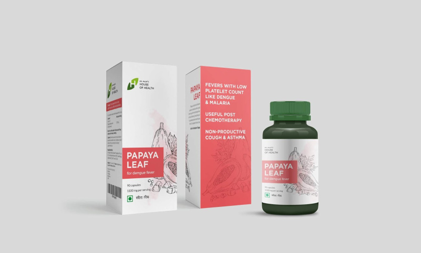 Palep博士健康之家草本保健藥品包裝設計，采用鉛筆手繪草藥圖案