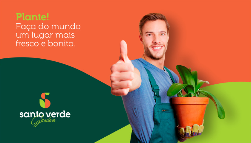 圣維德園藝鮮花綠植花園品牌形象vi視覺識別設(shè)計，多彩幾何圖形風(fēng)格