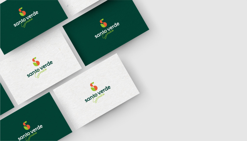 圣維德園藝鮮花綠植花園品牌形象vi視覺識別設(shè)計，多彩幾何圖形風(fēng)格