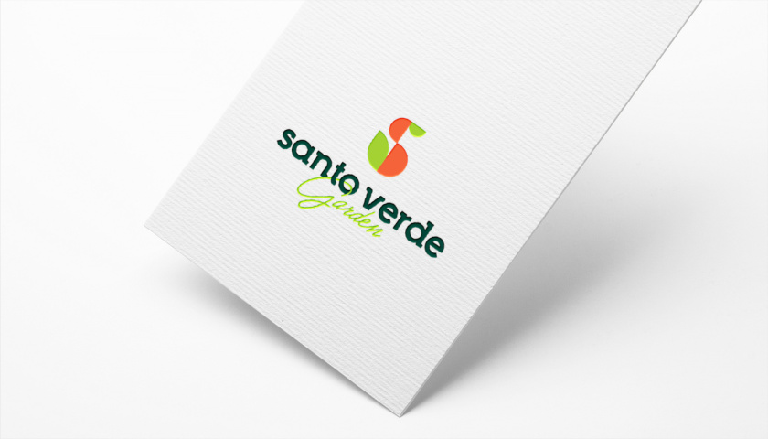 圣維德園藝鮮花綠植花園品牌形象vi視覺識別設(shè)計，多彩幾何圖形風(fēng)格