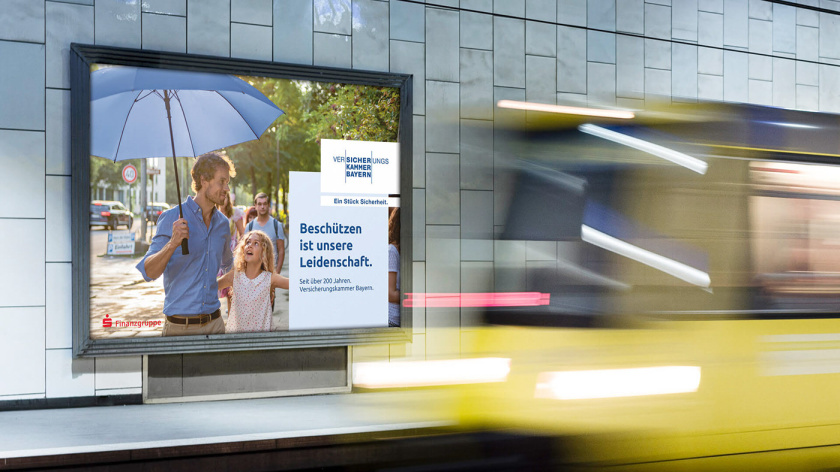 拜仁保險公司品牌vi視覺形象系統設計規范，靈活便于應用