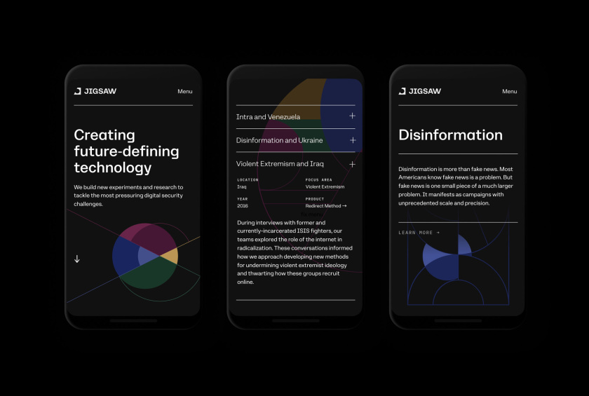 Jigsaw 安全技術(shù)科技公司logo設(shè)計vi設(shè)計，剪切的幾何圖形