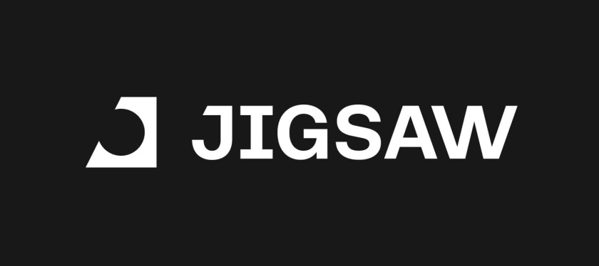 Jigsaw 安全技術(shù)科技公司logo設(shè)計vi設(shè)計，剪切的幾何圖形