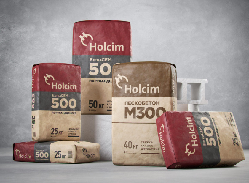Holcim建筑混合水泥材料包裝設計
