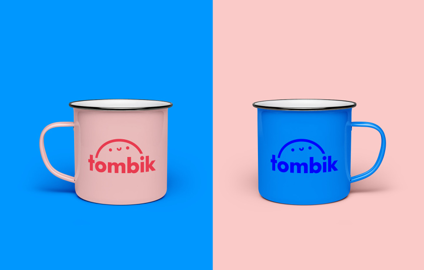 Tombik Studio創意工作室/自我品牌形象設計logo設計，卡通人偶面部形象