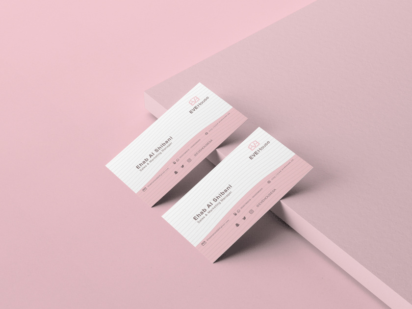 Eve House 家居用品品牌logo設(shè)計(jì)vi設(shè)計(jì)，追求設(shè)計(jì)感的女性粉色風(fēng)格