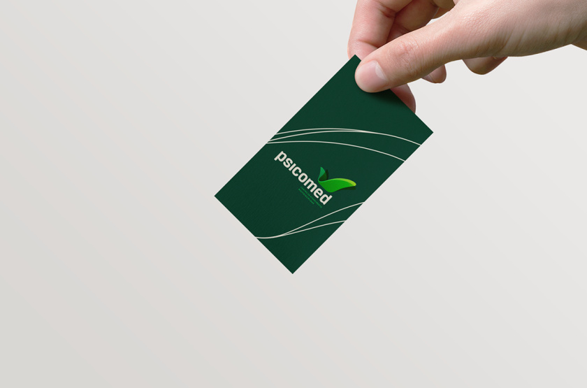 Psicomed 醫院品牌形象設計logo設計vi設計，高端與富有生命力