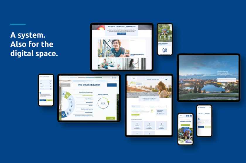 Bayern拜仁保險公司vi設計與視覺識別系統，適合任何媒體的應用系統