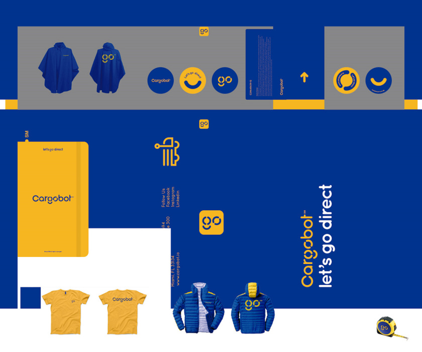Cargobot 物流貨運品牌vi形象設計與視覺識別系統，基于靜態形式的運動