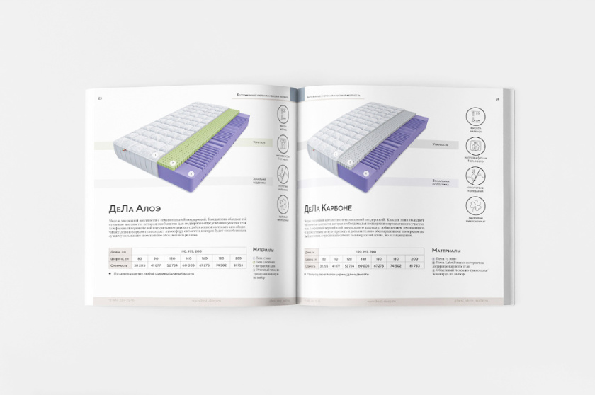 Mattress 俄羅斯床墊產(chǎn)品目錄畫冊(cè)設(shè)計(jì)