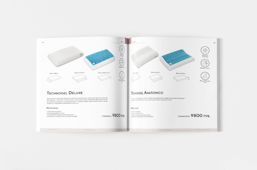 Mattress 俄羅斯床墊產(chǎn)品目錄畫冊(cè)設(shè)計(jì)