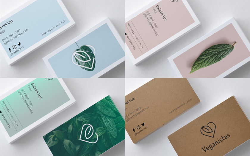 Veganistas 素食主義者品牌視覺識別設計