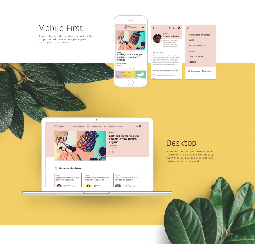 Veganistas 素食主義者品牌視覺識別設計