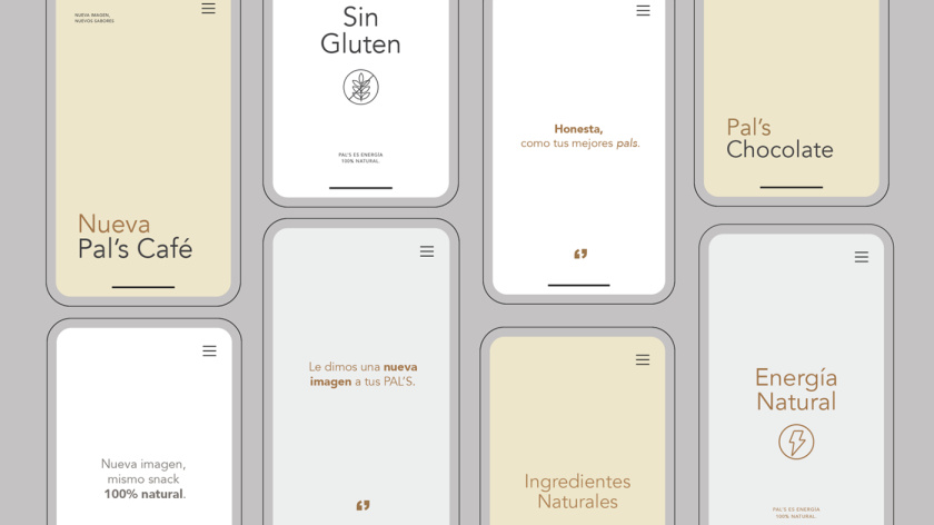 Pal‘s全天然零食能量棒休閑零食包裝設計，富有藝術性的產品組合照片