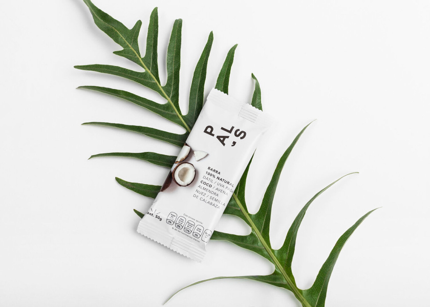 Pal‘s全天然零食能量棒休閑零食包裝設計，富有藝術性的產品組合照片