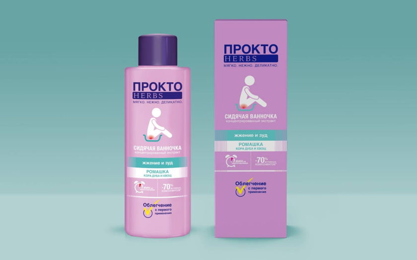 ProctoHerbs “醫藥”風格草藥沐浴露包裝設計