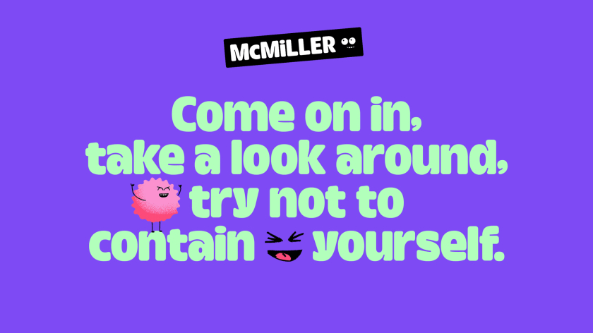 McMiller游戲公司 品牌消息傳遞廣告版式設計