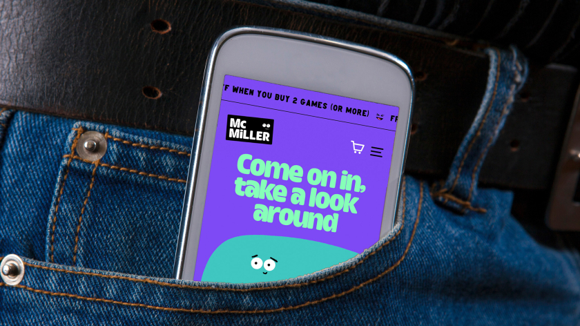 McMiller游戲公司移動網站設計效果