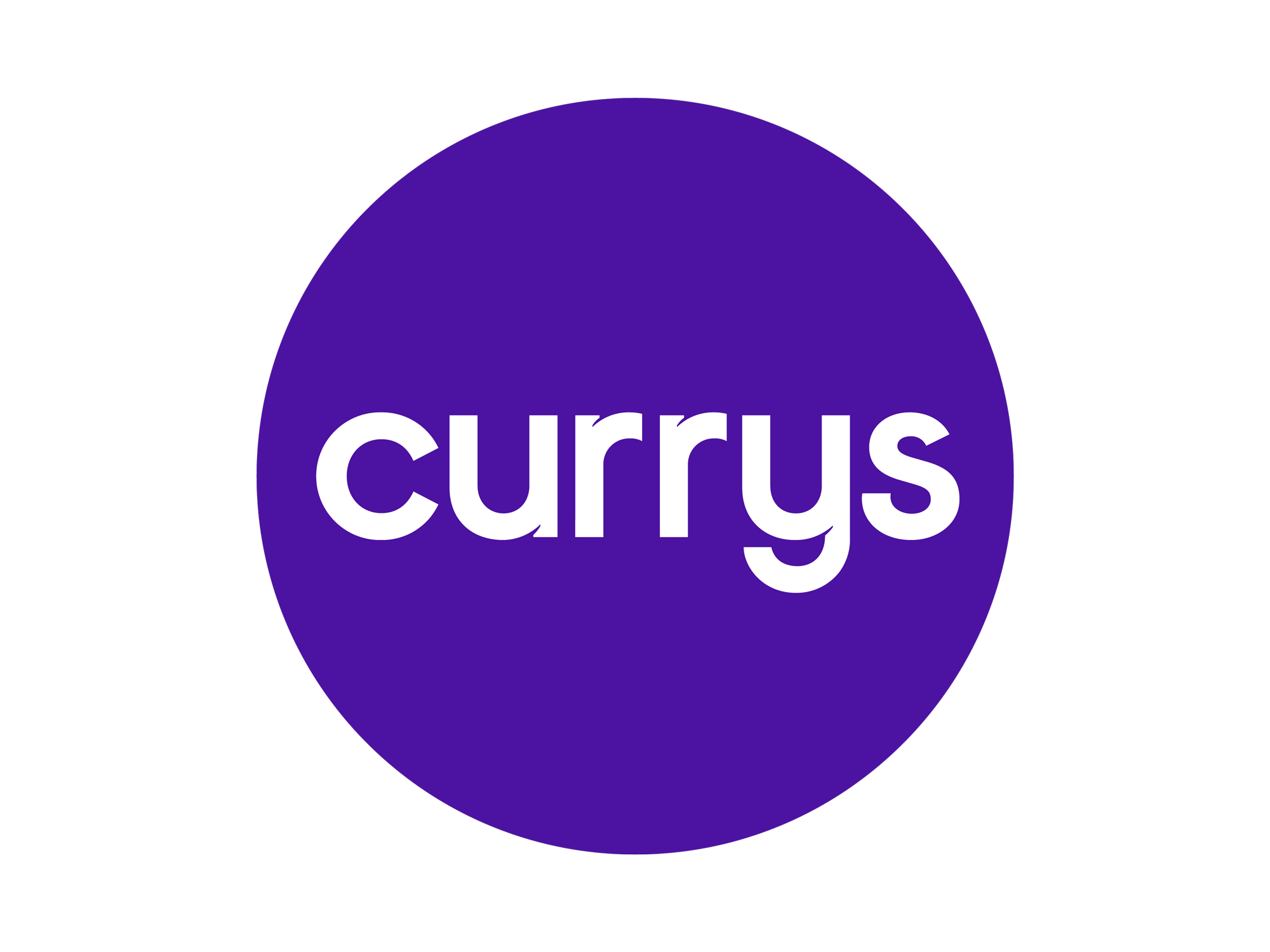 Currys 科技技術產品和服務全渠道零售商品牌logo設計vi設計“3D圓形圖形”