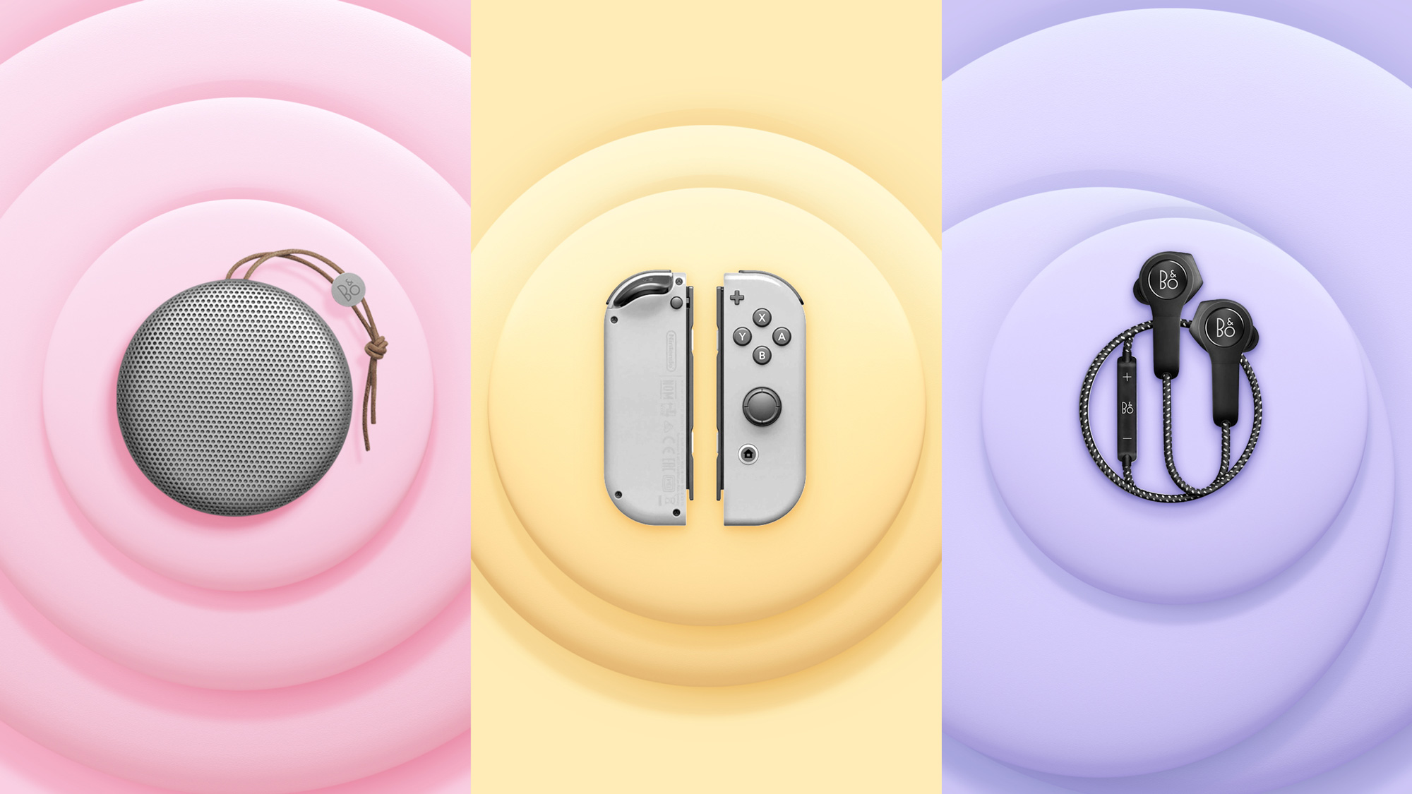 Currys 科技技術產品和服務全渠道零售商品牌logo設計vi設計“3D圓形圖形”-視覺語言