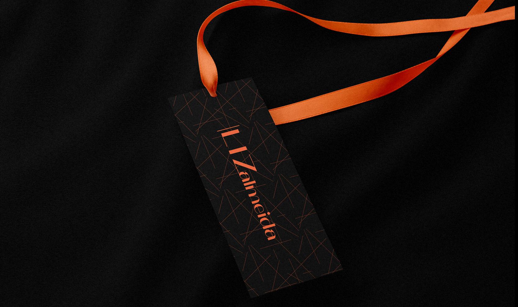 個性與時尚的Liz Almeida服裝品牌vi設(shè)計,以“雜亂而有序排列的線元素為輔助識別 個性與時尚的Liz Almeida服裝品牌vi設(shè)計,以“雜亂而有序排列的線元素為輔助識別