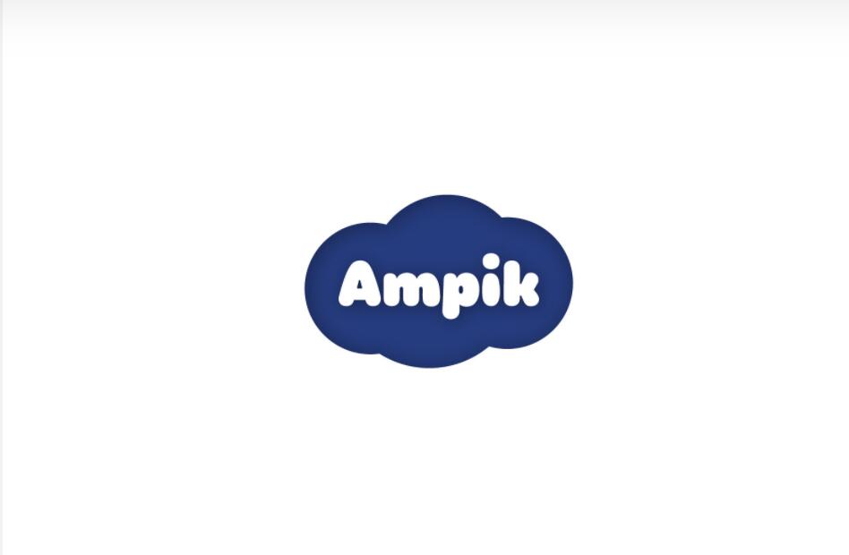Ampik 安皮克消毒濕巾棉簽衛生用品品牌命名與標志設計，蓬松的云彩符號代表柔軟的棉花