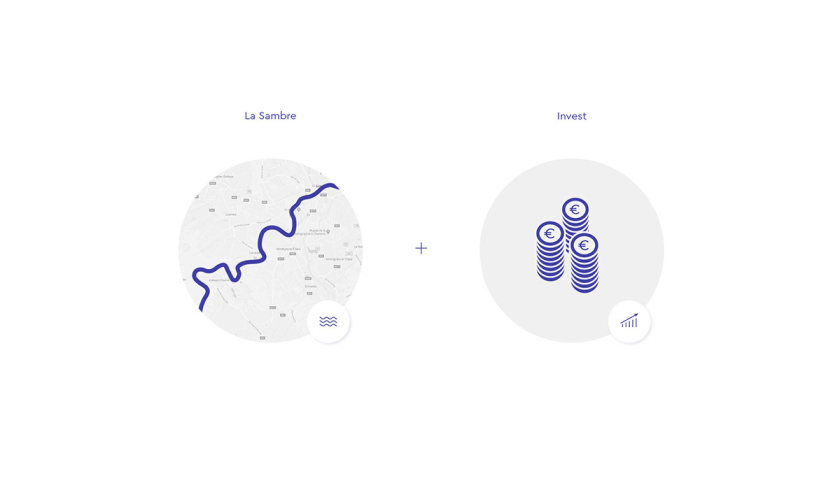 Sambrinvest 金融集團公司logo設計品牌形象vi設計，單色簡約而又藝術的風格