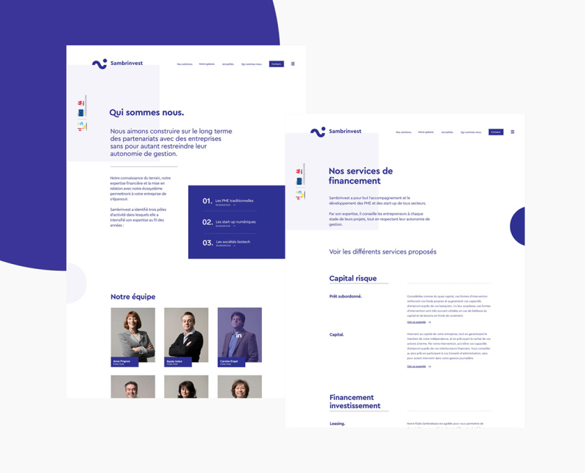 Sambrinvest 金融集團公司logo設計品牌形象vi設計，單色簡約而又藝術的風格