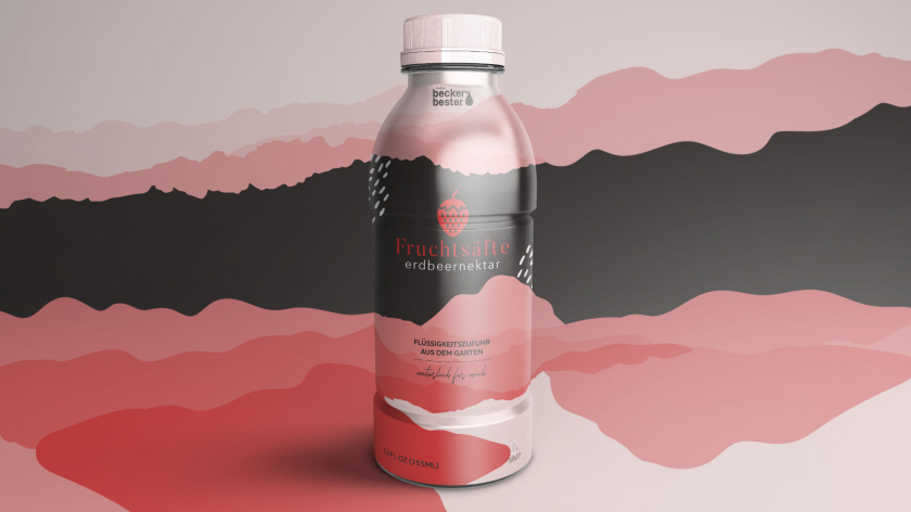 Becker''''''''s Bester 果汁包裝設計“山水水墨”風格