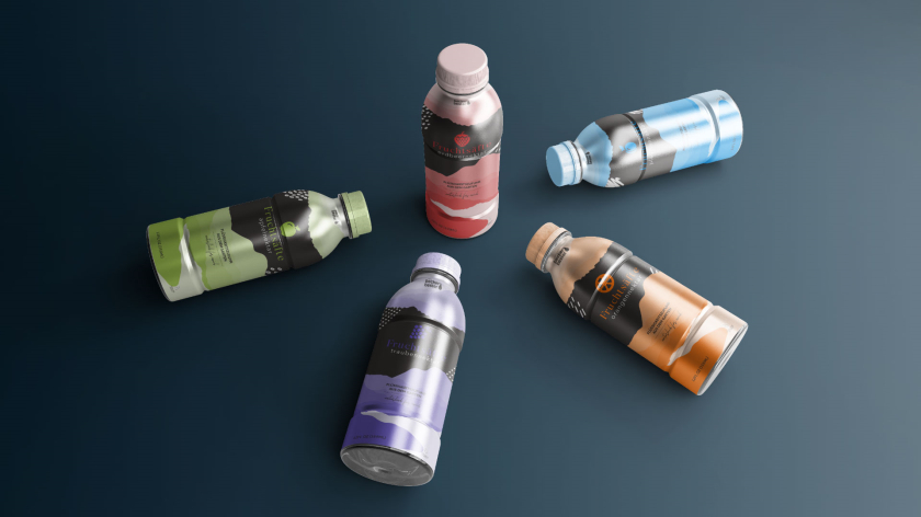 Becker''''''''s Bester 果汁包裝設計“山水水墨”風格