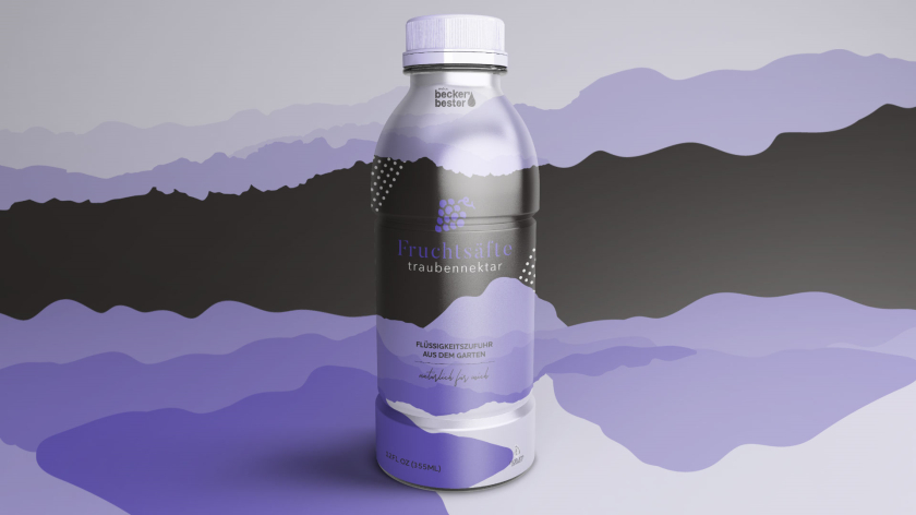 Becker''''''''s Bester 果汁包裝設計“山水水墨”風格