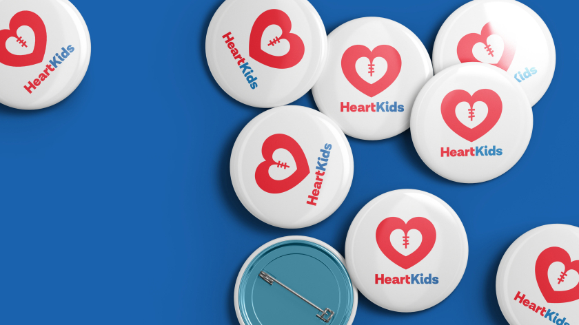 澳大利亞先天性心臟病公益慈善組織HeartKids品牌戰略與logo形象設計,大心幫助小心