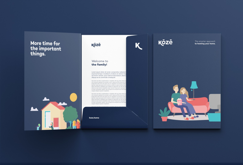 Koze鍋爐品牌設計升級，K在logo設計中的運用，及插畫設計年輕品牌形象