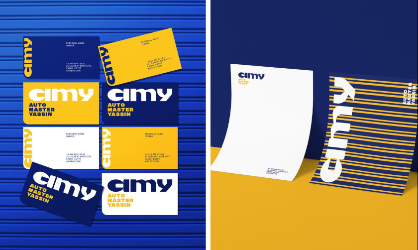 cimy 汽車維修保養服務中心logo設計vi設計