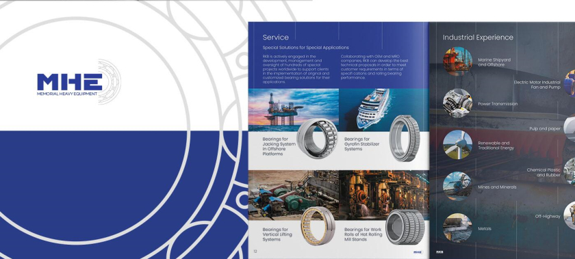 PKB機械工業(yè)軸承宣傳畫冊設計