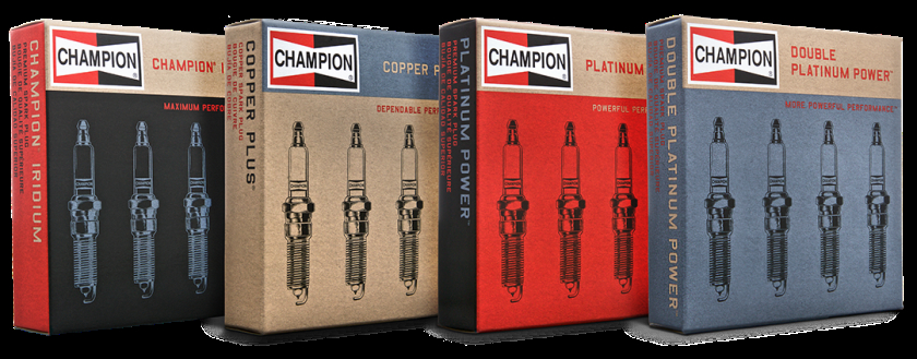 Champion 冠軍火花塞汽車(chē)配件包裝設(shè)計(jì)