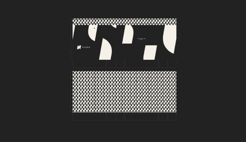 Nyord 服飾品牌識(shí)別設(shè)計(jì)-logo與vi設(shè)計(jì),獨(dú)特的字母N設(shè)計(jì)及組合圖案