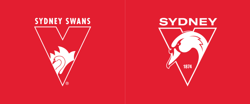 悉尼天鵝橄欖球足球體育俱樂部天鵝之眼新logo設計
