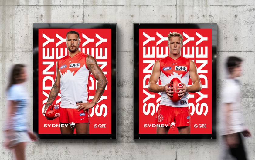 悉尼天鵝橄欖球足球體育俱樂部天鵝之眼新logo設計