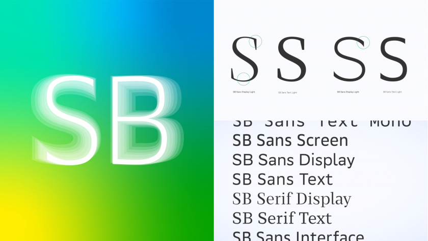 Сбер 金融銀行品牌重塑視覺形象vi設計系統-字體設計