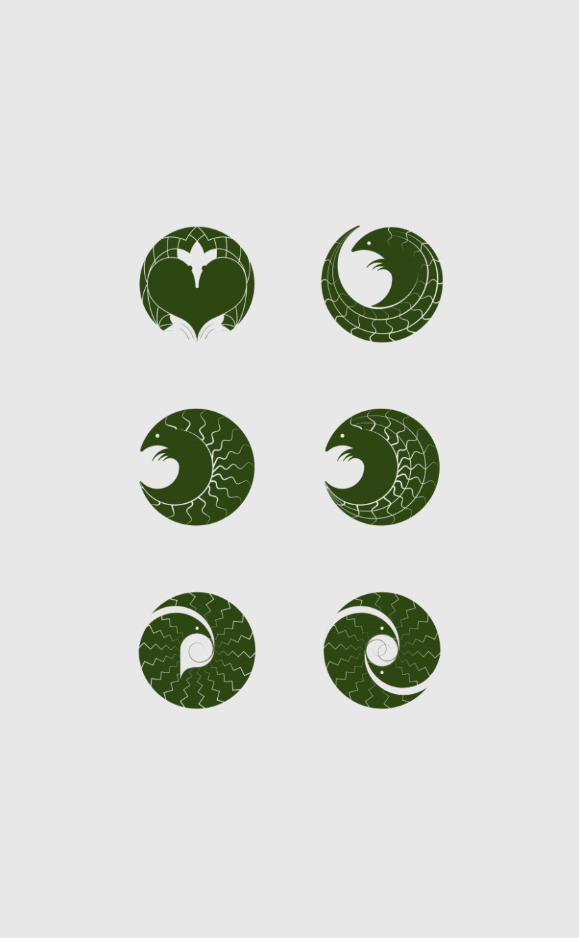 穿山甲危機基金logo設計vi設計輔助圖形設計