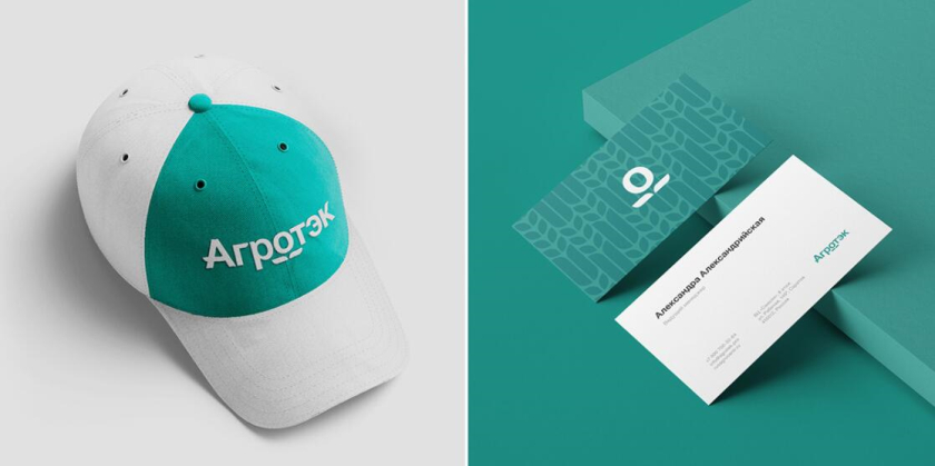 Agrotech農業科技公司品牌形象設計與“禾苗葉子”vi輔助圖形設計