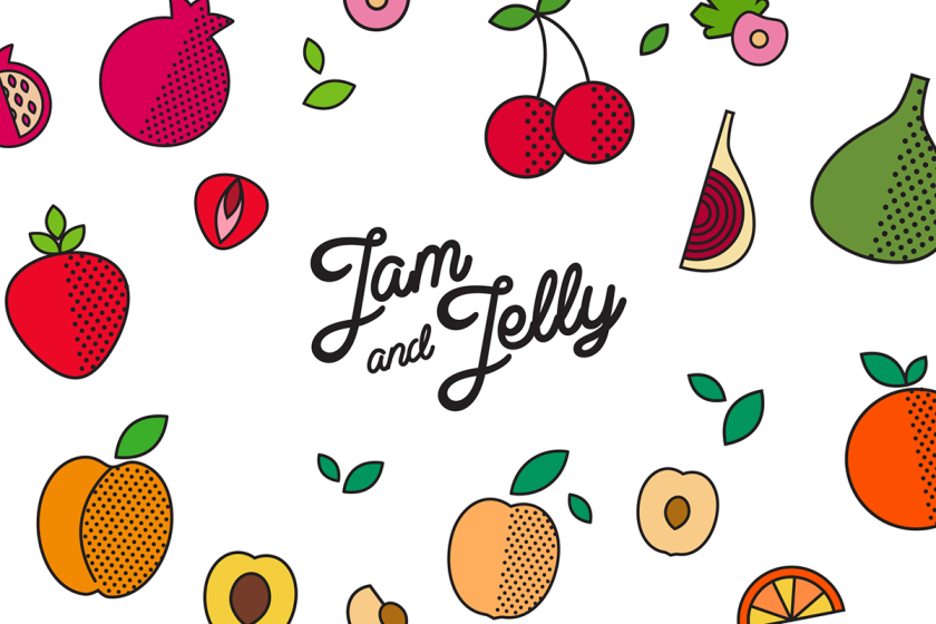 Jam and Jelly 果醬包裝設(shè)計(jì)“波普插圖風(fēng)格”