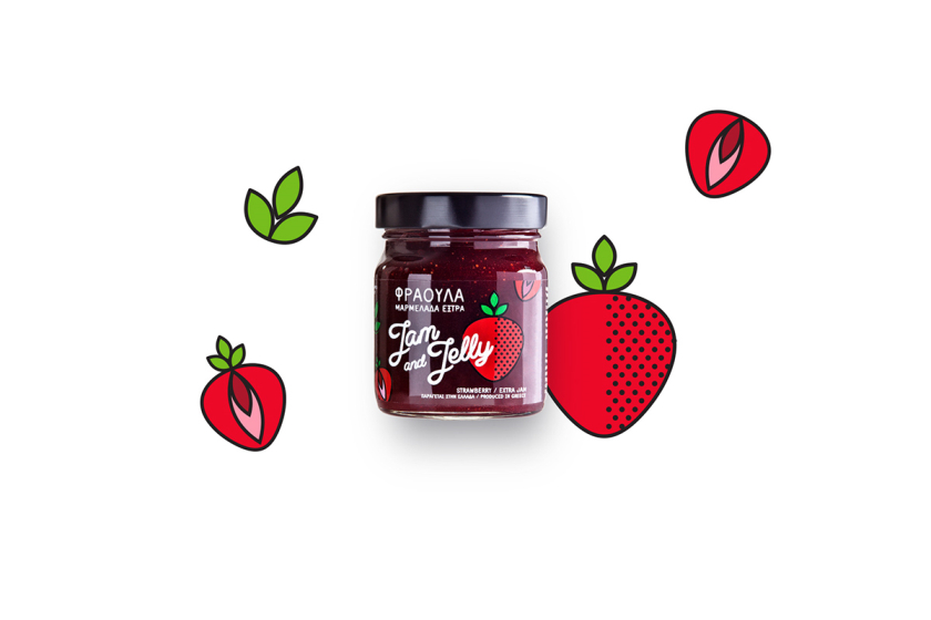 Jam and Jelly 果醬包裝設(shè)計(jì)“波普插圖風(fēng)格”